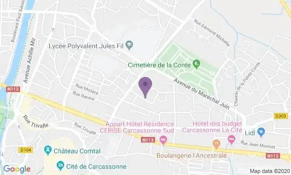 Localisation Assens Anello Corine