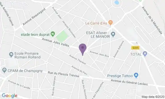 Localisation Duris Frédéric