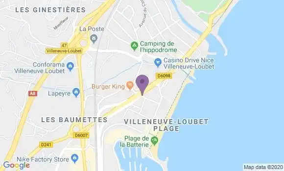 Localisation Serrette Annick