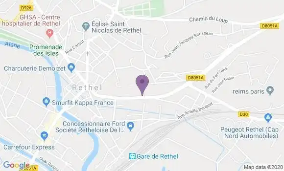 Localisation Lacaille Daniel