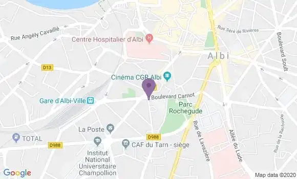 Localisation Sabatie Rose Anna