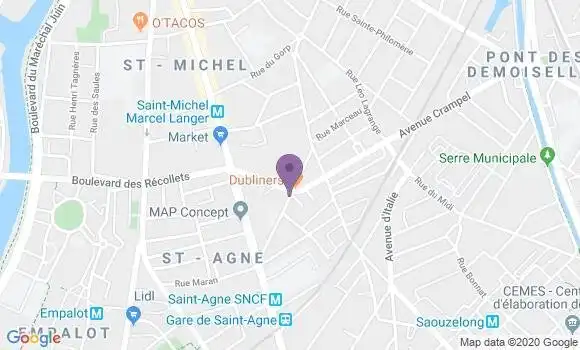 Localisation Eydoux Nicolas