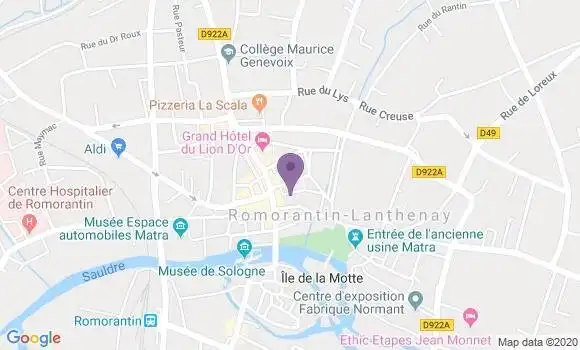 Localisation Milliet Franck