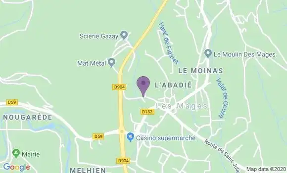 Localisation Colache Michel