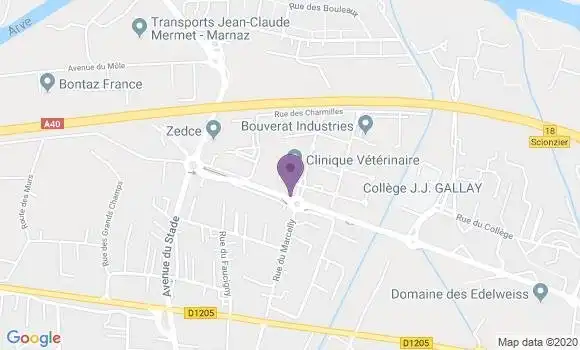 Localisation Gassilloud Laurence