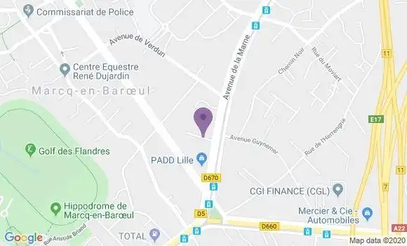 Localisation Onraet Jacques