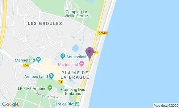 Localisation Erades Christophe