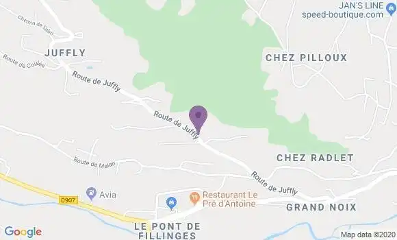 Localisation Guyot Nelly