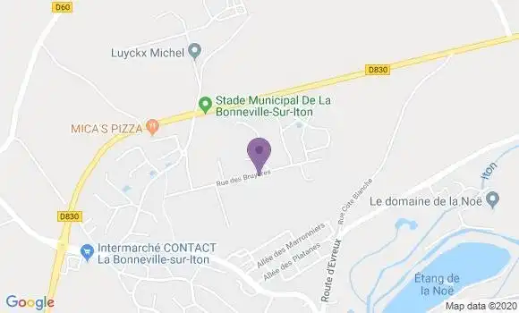 Localisation Moneyron Isabelle