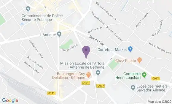 Localisation Habourdin Pierre
