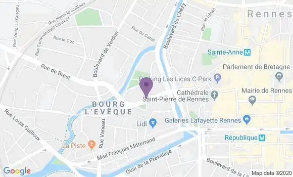 Localisation Treguer Claude