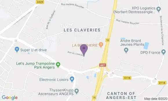 Localisation Bannes Christophe