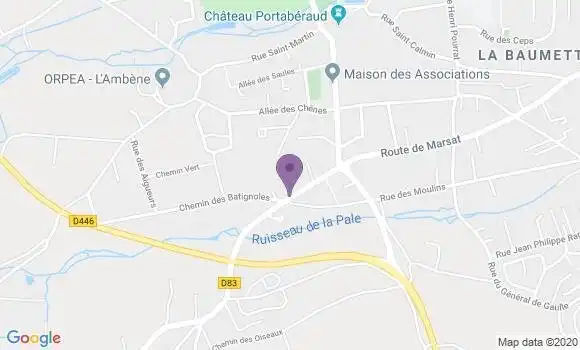 Localisation Golfier Sylvaine