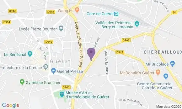 Localisation Gallerand Ribeaudeau Delphine