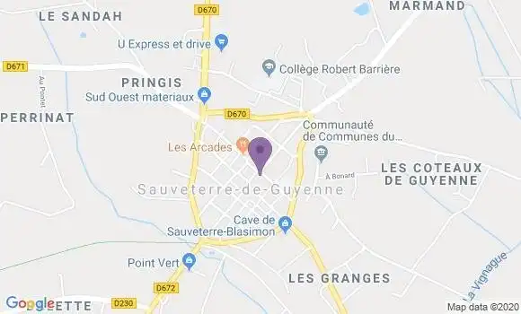 Localisation Baggett Laurence