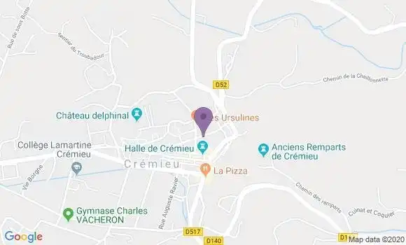 Localisation Moyne Bossi Patricia