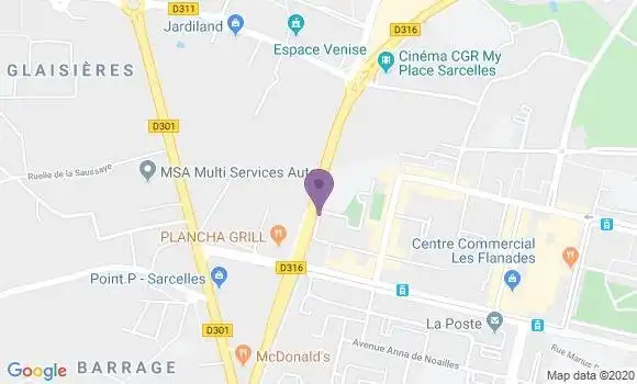 Localisation Menaceur Laura