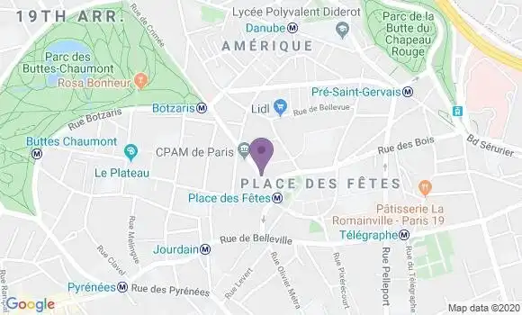 Localisation Harden Philippe