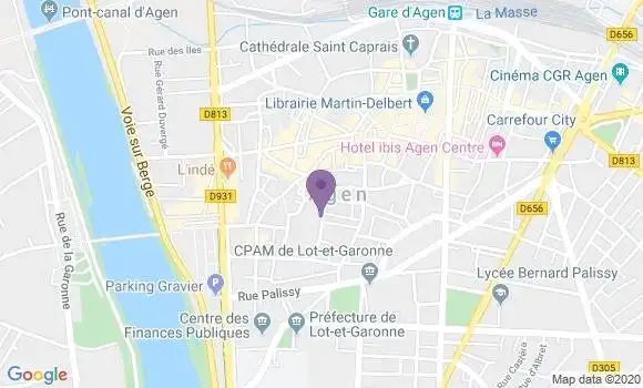 Localisation De Barbier de la Serre François