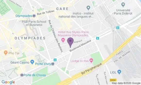 Localisation Comito Laetitia