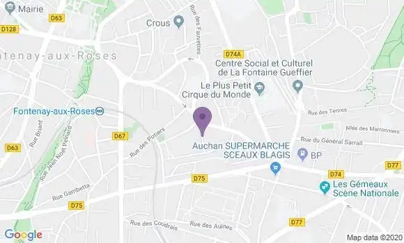 Localisation Courbon Jacques