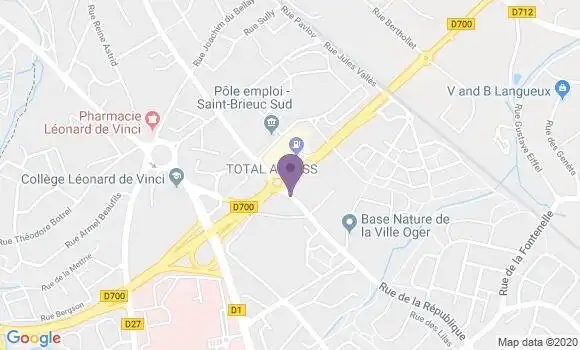 Localisation Bourmaud Claire