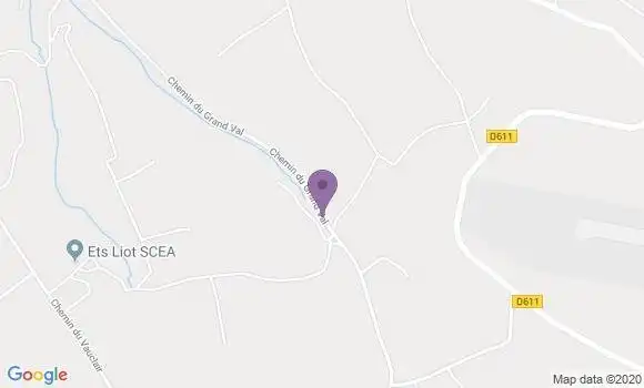 Localisation Mouchel Lydie