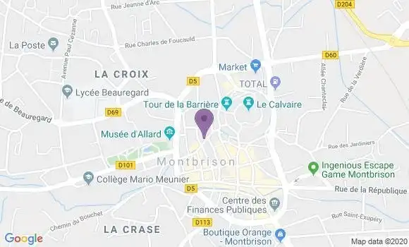 Localisation Sauzet Pierre
