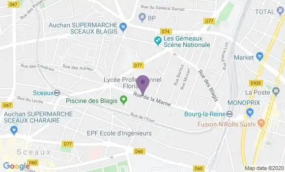 Localisation Belhomme de Franqueville Karine