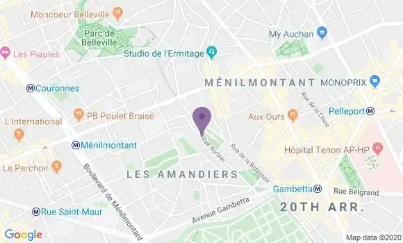 Localisation Cattani Charlotte