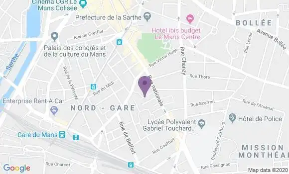 Localisation Virondaud Ronan