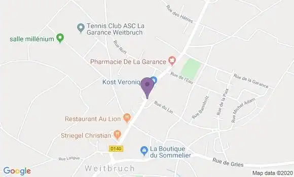 Localisation Regenass Scherer Gaby