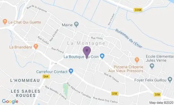 Localisation Loukakou Brice