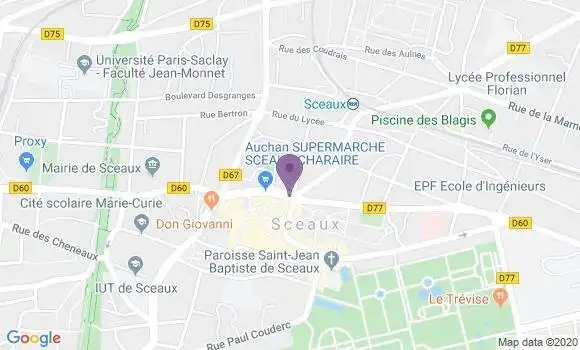 Localisation Nicolle Alain