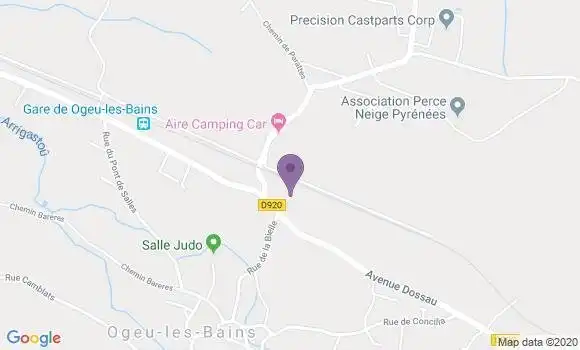 Localisation Labadie Larroude Pierre