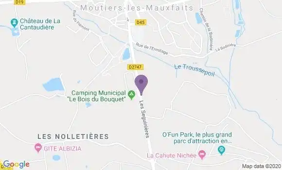 Localisation Hillairet Bodier Isabelle