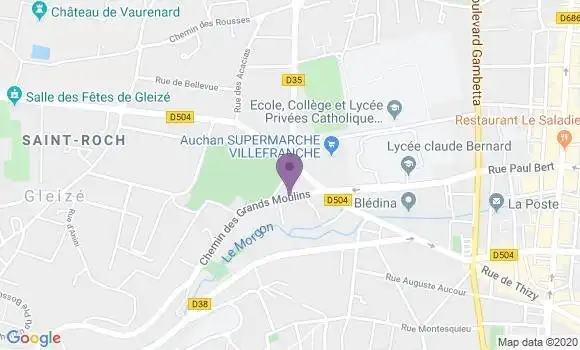 Localisation Pont Nathalie