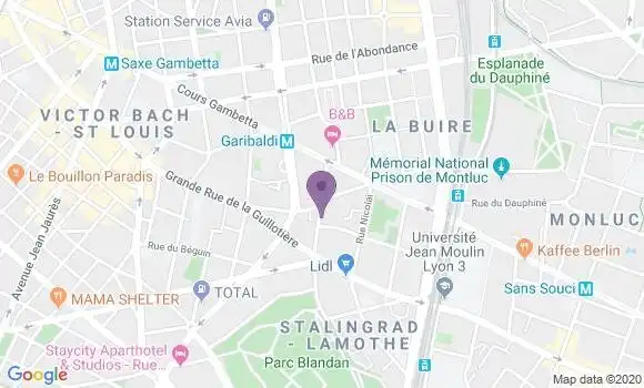 Localisation Quienne Bruno