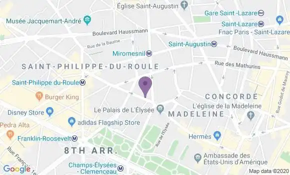 Localisation Cohen Eduige
