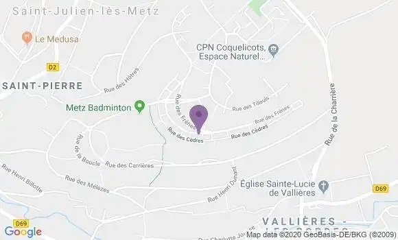 Localisation Mohrstedt Badin Jacqueline
