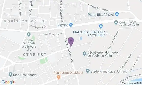 Localisation Polette Jean Alexandre