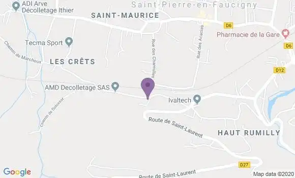 Localisation Fontbonne Richard