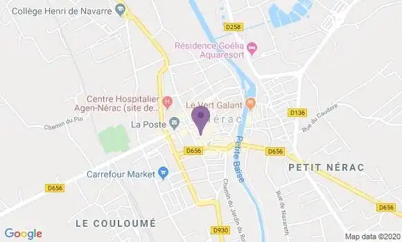 Localisation Merle Marine