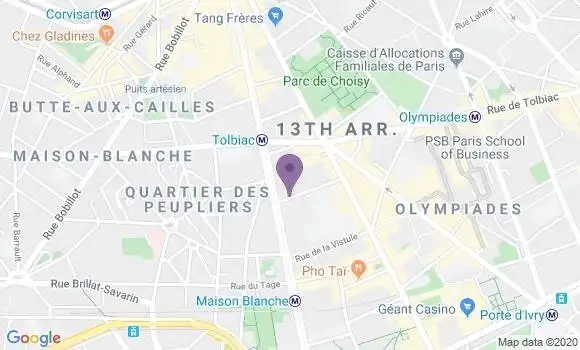 Localisation Bornard Jean Marc