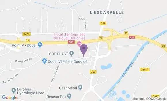 Localisation Williatte Verane
