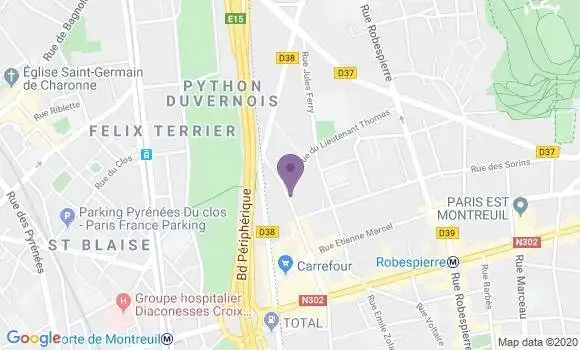 Localisation Tricot Catherine