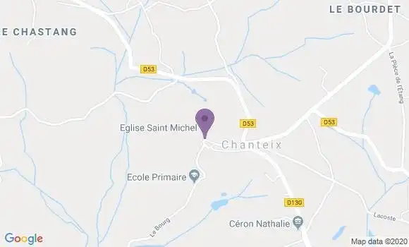 Localisation Farges Virginie