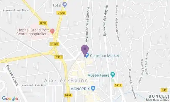 Localisation Bernard Jean Marc