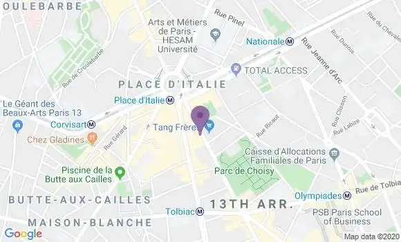 Localisation Jacquot Patricia