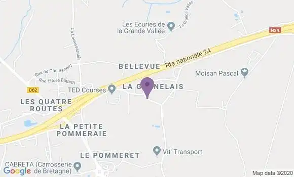 Localisation Gumiaux Philippe